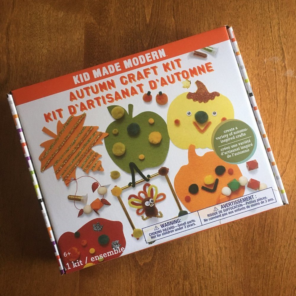 Kid Made Modern autumn craft kit NIB